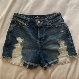 High-Rose Boyfriend Shorts